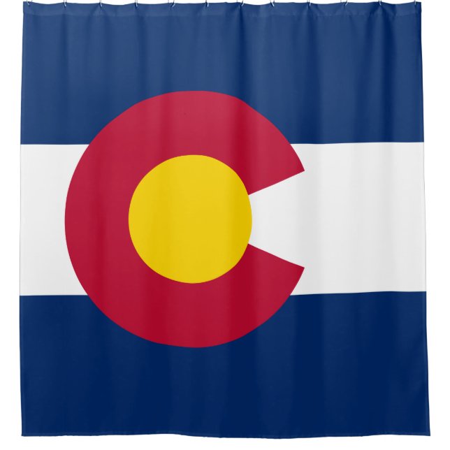Rideaux De Douche Colorado State Flag Voyage Accueil Souvenirs (Devant)