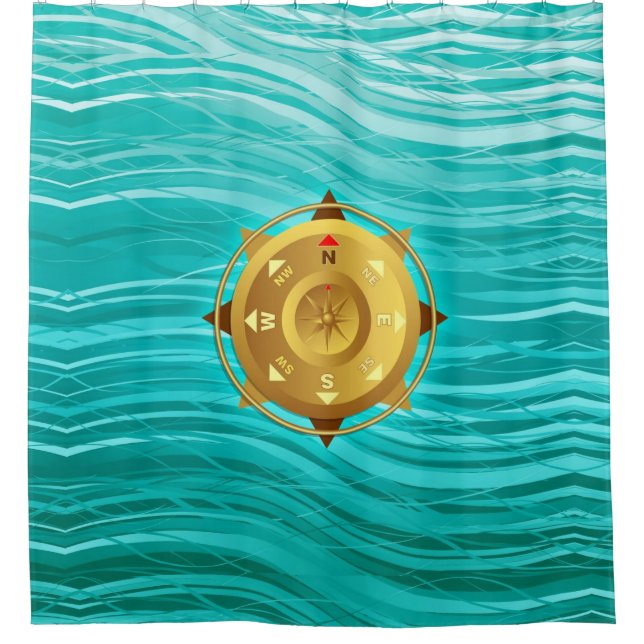 Rideaux De Douche Compas (Devant)