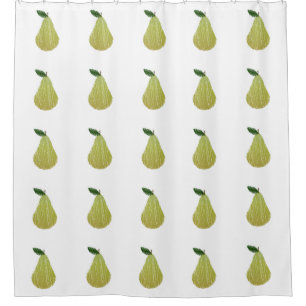 Rideaux De Douche Conception de la poire pointue