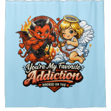 Conception de la Saint-Valentin du diable et de l'