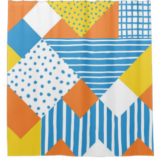 Rideaux De Douche Conception de l'Arrière - plan Abstrait géométriqu