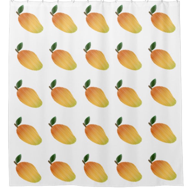 Rideaux De Douche Conception de mangue par points (Devant)