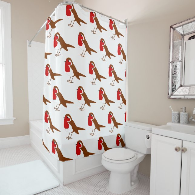Rideaux De Douche Conception de Robin Bird (En situation)