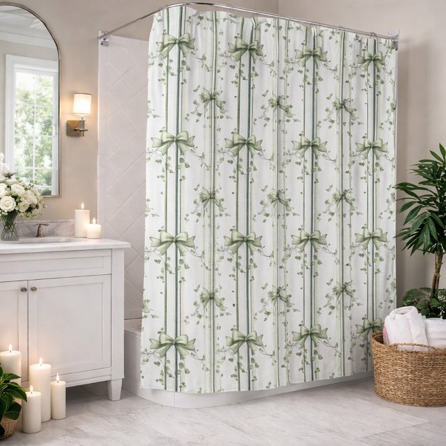 Rideaux De Douche Conception de vigne botanique (Créateur téléchargé)