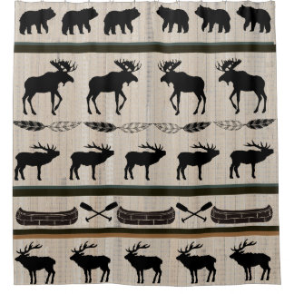 Rideaux De Douche Conception en bois de couverture de cabine