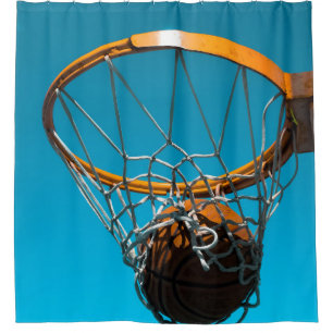 Rideaux De Douche Conception géniale de basket-ball