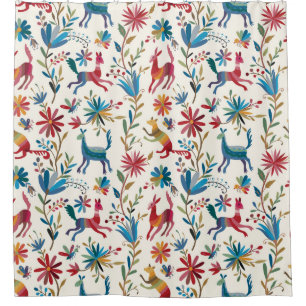 Rideaux De Douche Conception inspirée d'Otomi