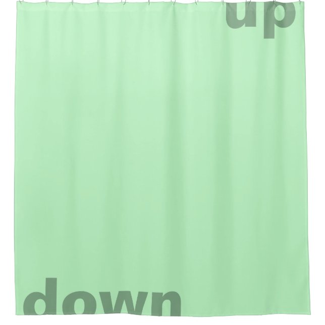 Rideaux De Douche Conception simple "rectangle menthe légère vers le (Devant)