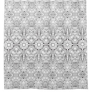 Rideaux De Douche Conception tribale de Zendoodle
