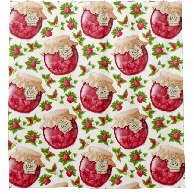 Rideaux De Douche Confiture de framboise (Devant)