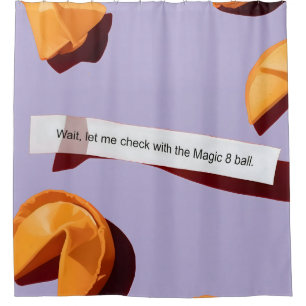 Rideaux De Douche Cookie de la Chance & Boule Magique 8