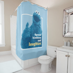 Rideaux De Douche Cookie Monster Propager la gentillesse et le rir