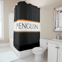 Cool amusant Noir Blanc Orange Stripes Texte du pi