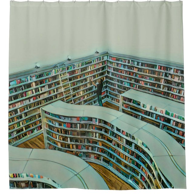 Rideaux De Douche Cool lecture amant cadeau (Devant)