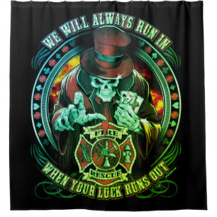 Rideaux De Douche Cool Secourt de feu vert Nous Courons Toujours