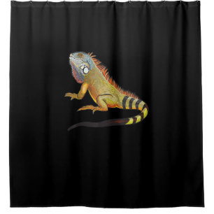Rideaux De Douche Cool Tropical Iguana Lizard, Cadeau pour animaux