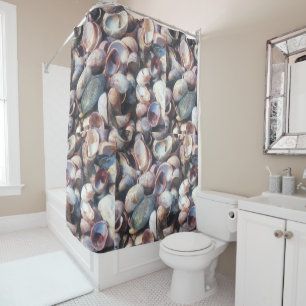 Rideaux De Douche Coquillages En Bord De Mer