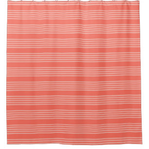 Rideaux De Douche Corail vivant cinq bandes motif