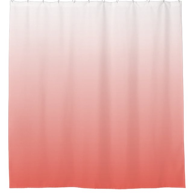 Rideaux De Douche Corail vivant OMBRE (Devant)