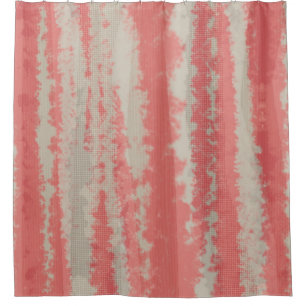 Rideaux De Douche Coral rose kaki Abstrait saigné