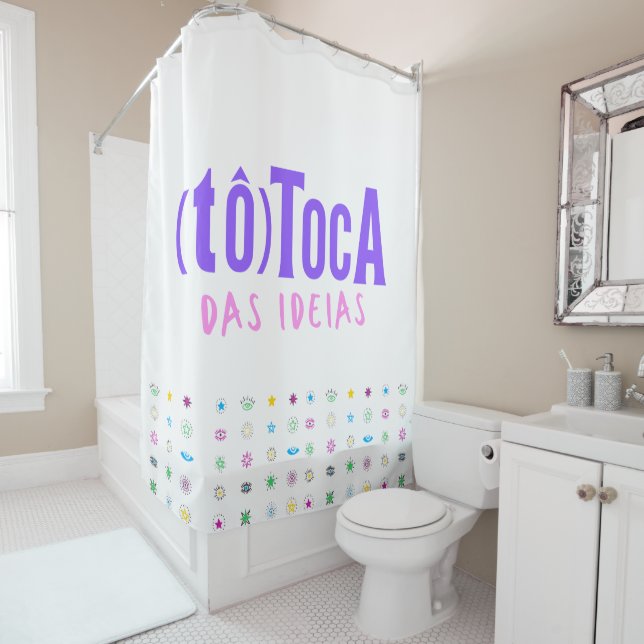 Rideaux De Douche Cortina de box Totoca das ideias (En situation)