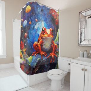 Rideaux De Douche Costa Rica Poison Dart Grenouille rideaux douche