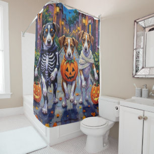 Rideaux De Douche Costumes d'Halloween pour Jack Russell à l'occasio