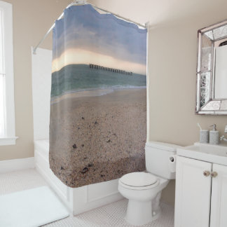 Rideaux De Douche Coucher de soleil de l'île de Gasparilla