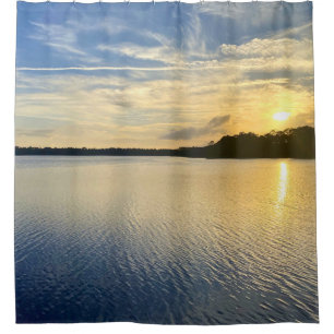 Rideaux De Douche Coucher de soleil sur le lac Wildcat