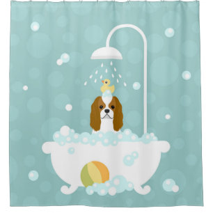 Rideaux De Douche Couleur classique Cavalier King Charles Spaniel