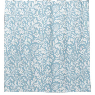 Rideaux De Douche Couleur de coutume de motif de chardon de William
