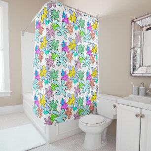 Rideaux De Douche Couleur éclatée