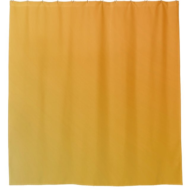 Rideaux De Douche Couleur jaune or simple (Devant)