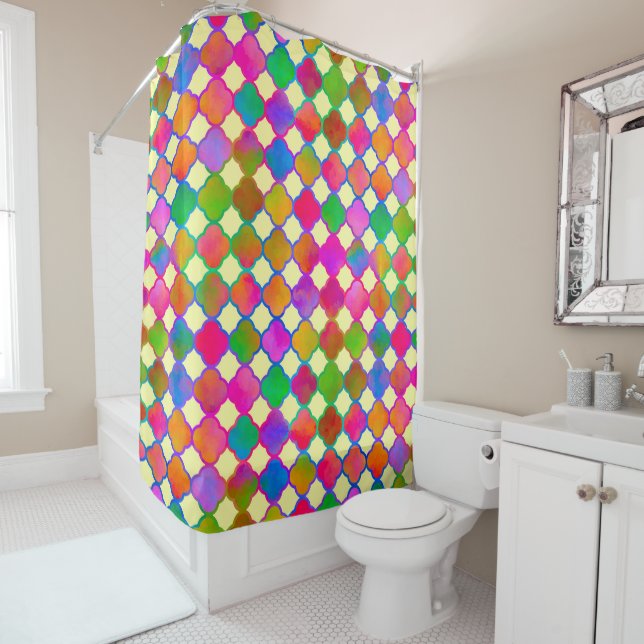 Rideaux De Douche Couleur Kazbar (En situation)