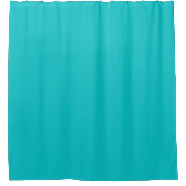 Rideaux De Douche Couleur solide clair turquoise (Devant)