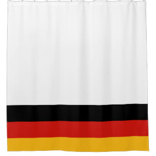Rideaux De Douche COULEURS DE DRAPEAU ALLEMANDE + vos idées