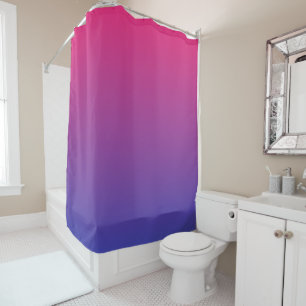 Rideaux De Douche Couleurs dégradées rose et violet