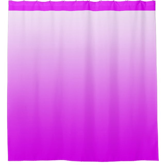 Rideaux De Douche Couleurs douces - rose néon + vos idées (Devant)