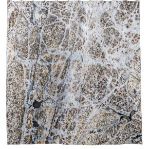 Rideaux De Douche Couleurs neutres Abstraites de Grunge