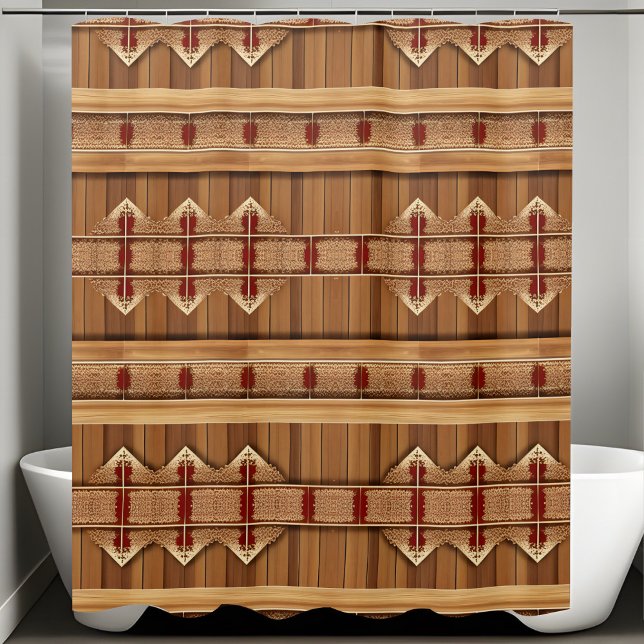 Rideaux De Douche Country Rustic Douche rideaux Style horizontal (Créateur téléchargé)