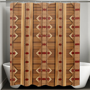 Rideaux De Douche Country Rustic Douche rideaux Style vertical