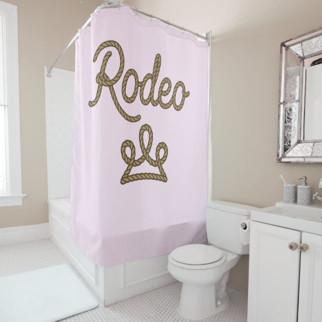 Rideaux De Douche Couronne de Tiara Country Western Princesse de Rod (En situation)