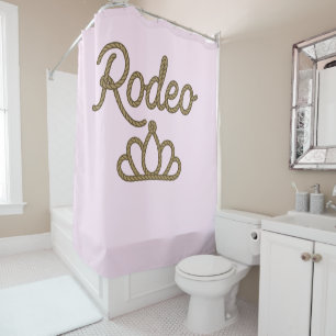 Rideaux De Douche Couronne de Tiara Country Western Reine de Rodéo