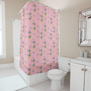 Rideaux De Douche Coutume atomique moderne d'Eames Starbursts de la