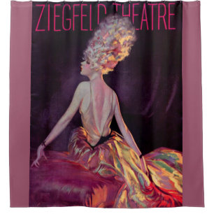 Rideaux De Douche Couverture artistique du théâtre Ziegfeld 1927