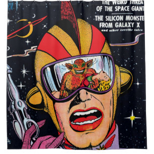 Rideaux De Douche Couverture de bande dessinée de science-fiction vi