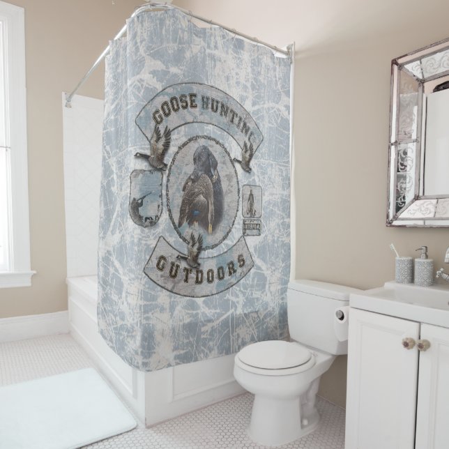 Rideaux De Douche Couverture en polaire pour chasse aux oies (En situation)