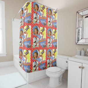 Rideaux De Douche Cow-girls vintages occidentales Roping une chose