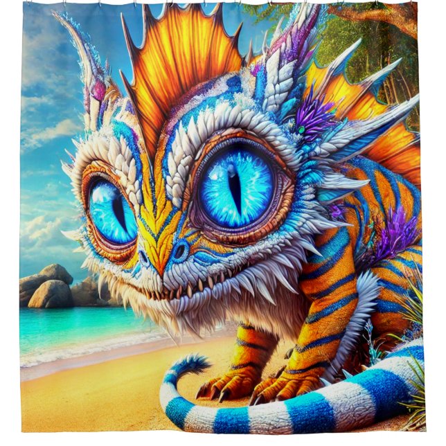 Rideaux De Douche Créature artistique (Devant)