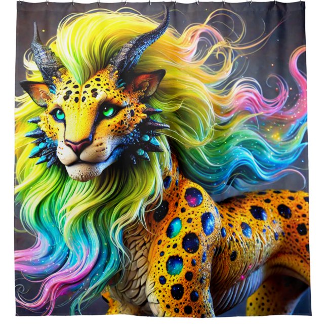 Rideaux De Douche Créature Imaginaire (Devant)